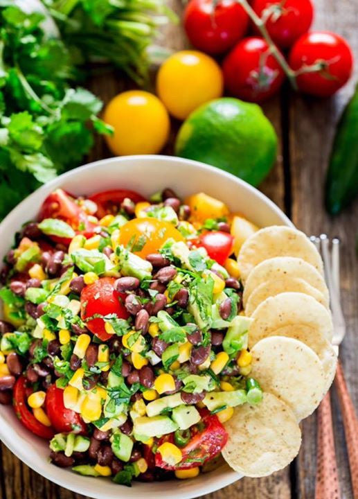 JJS OWN Cilantro Lime Black Bean Corn and Avocado Salad