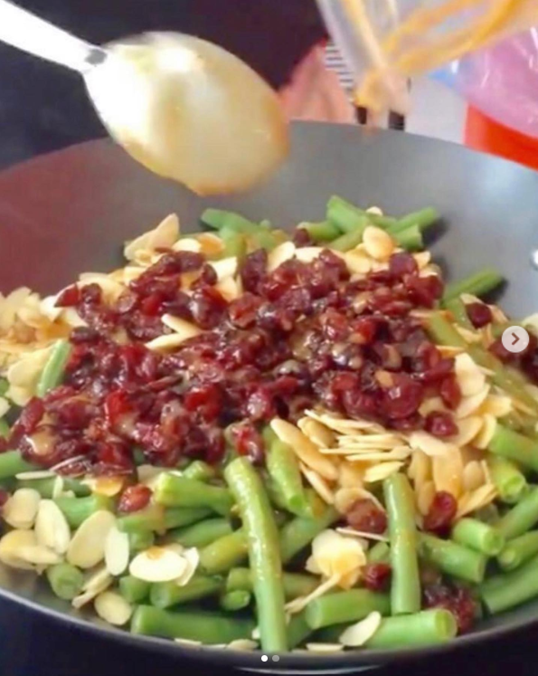 JJS OWN Ginger Soy Green Bean Side Dish.