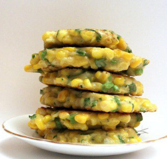 JJS OWN Cilantro Lime Corn Fritters