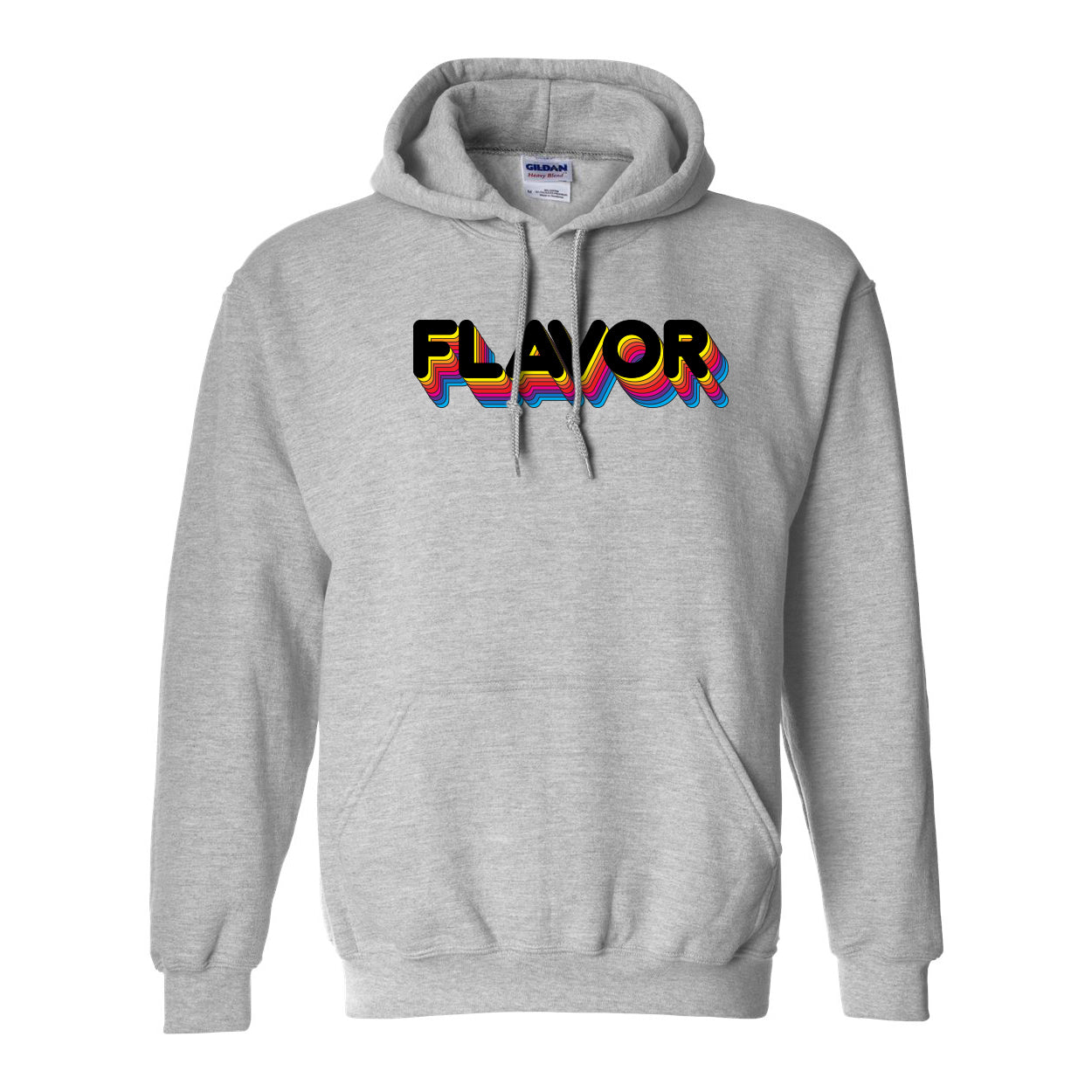 Gray Flavor Rican Hoodie (Adult)