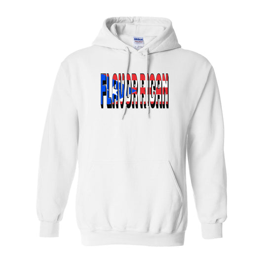 White Flag Flavor Rican Hoodie (Flag Adult)