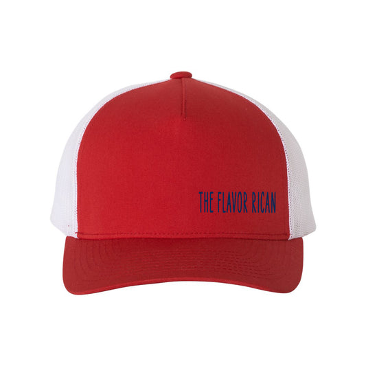 The Flavor Rican Trucker Hat (Red, White & Blue Edition)