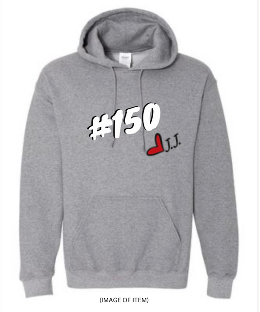 JJS OWN #150 Limited Edition Autographed Hoodie (Sport Grey)