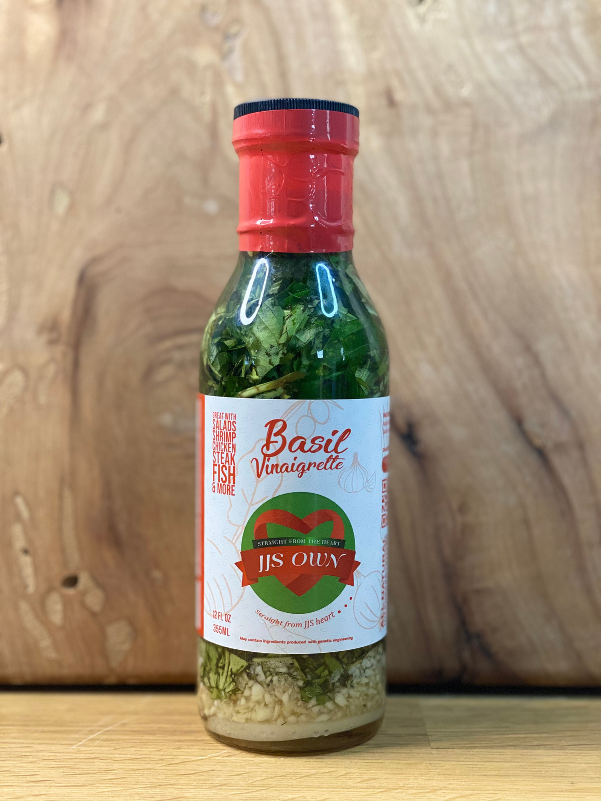 JJS OWN All Natural Dressing & Marinade Basil Vinaigrette JJS OWN All Natural Dressing & Marinade Basil Vinaigrette