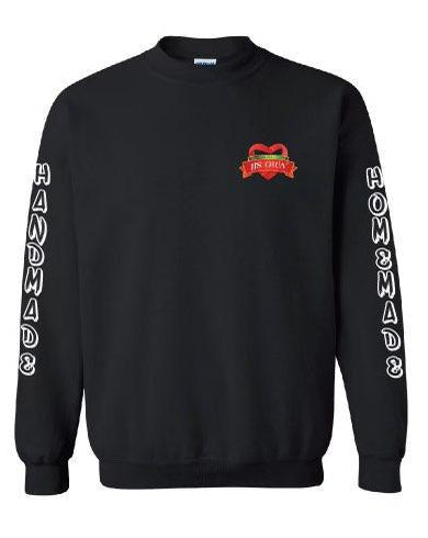 JJS OWN Signature Sweatshirt(Handmade, Homemade, Self-made) Black